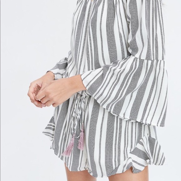 Juliette Striped Romper - Picture 5 of 5